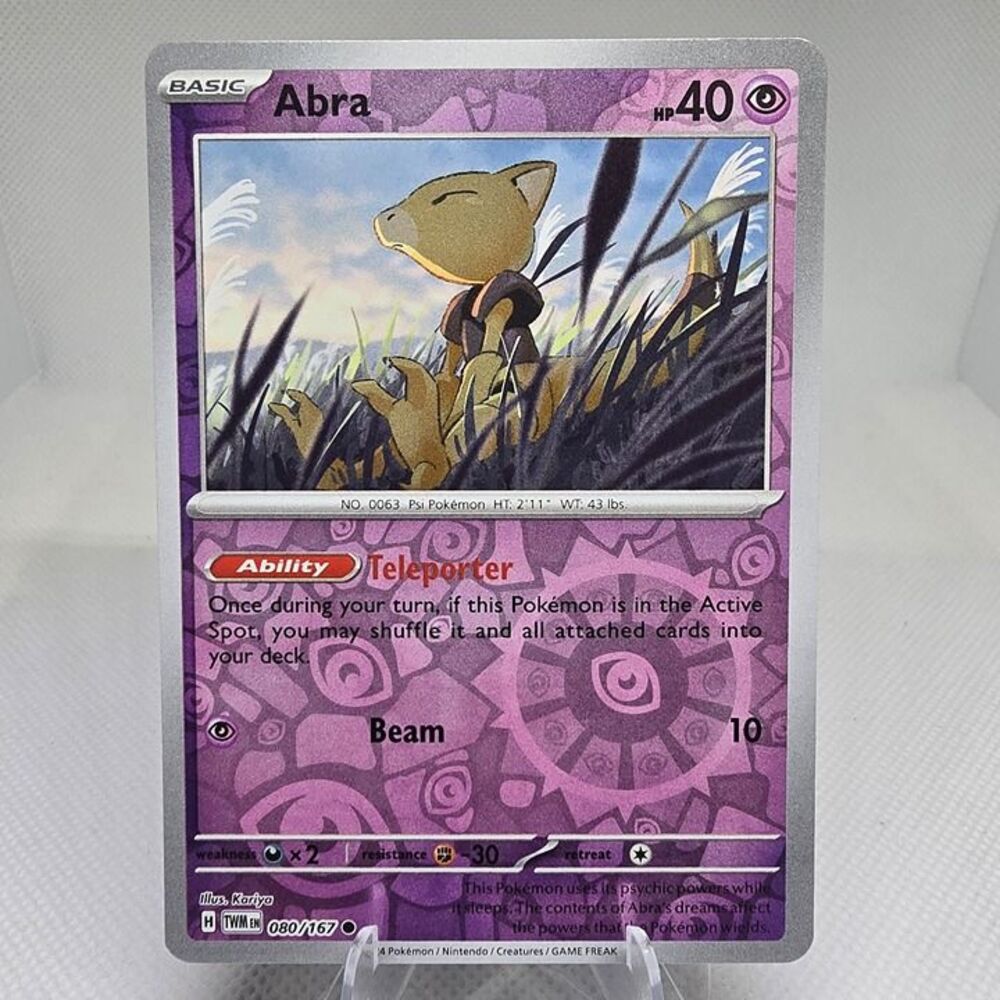 Pokémon Abra 80 twilight masquerade